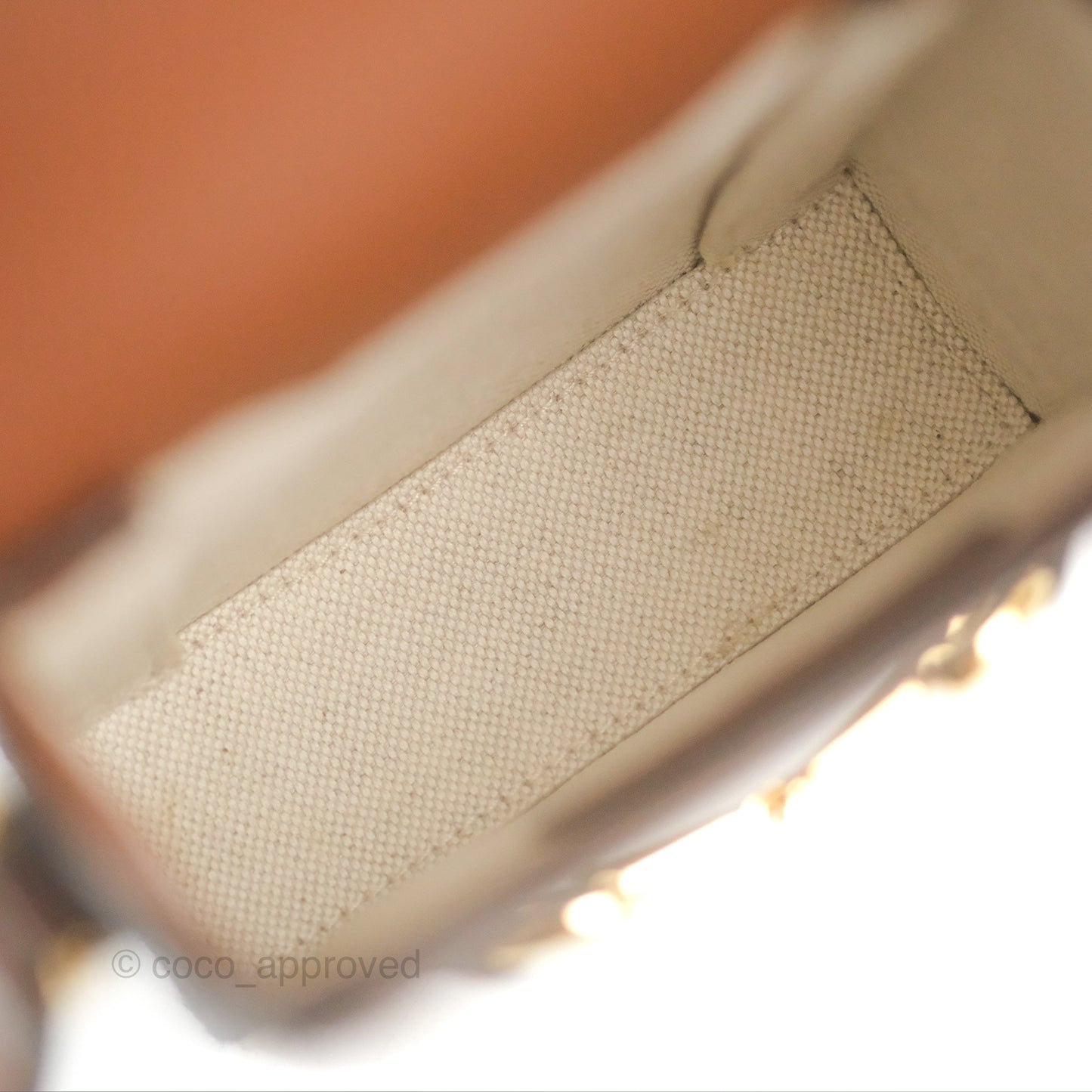 Gucci Horsebit 1955 Mini Bag GG Denim/ Brown Leather