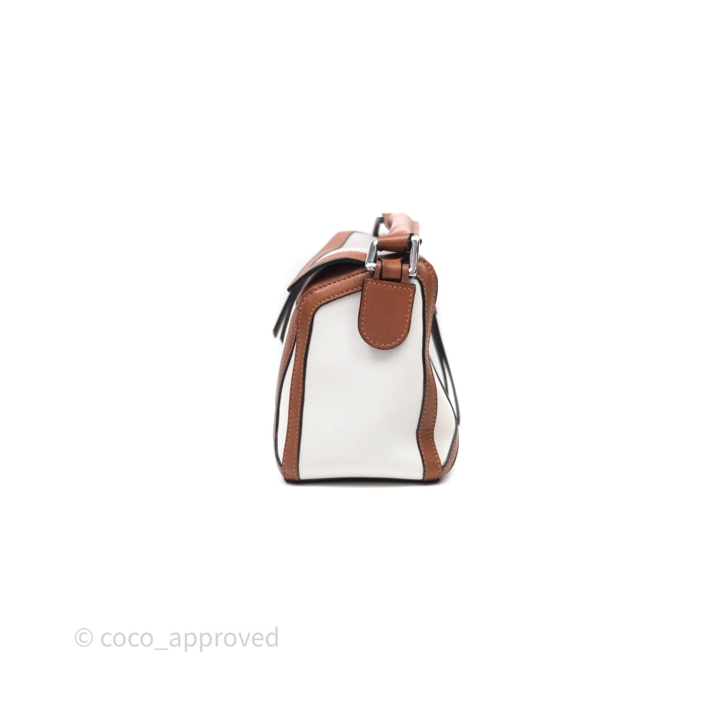 Loewe Small Graphic Puzzle Bag Ghost Soft White Calfskin