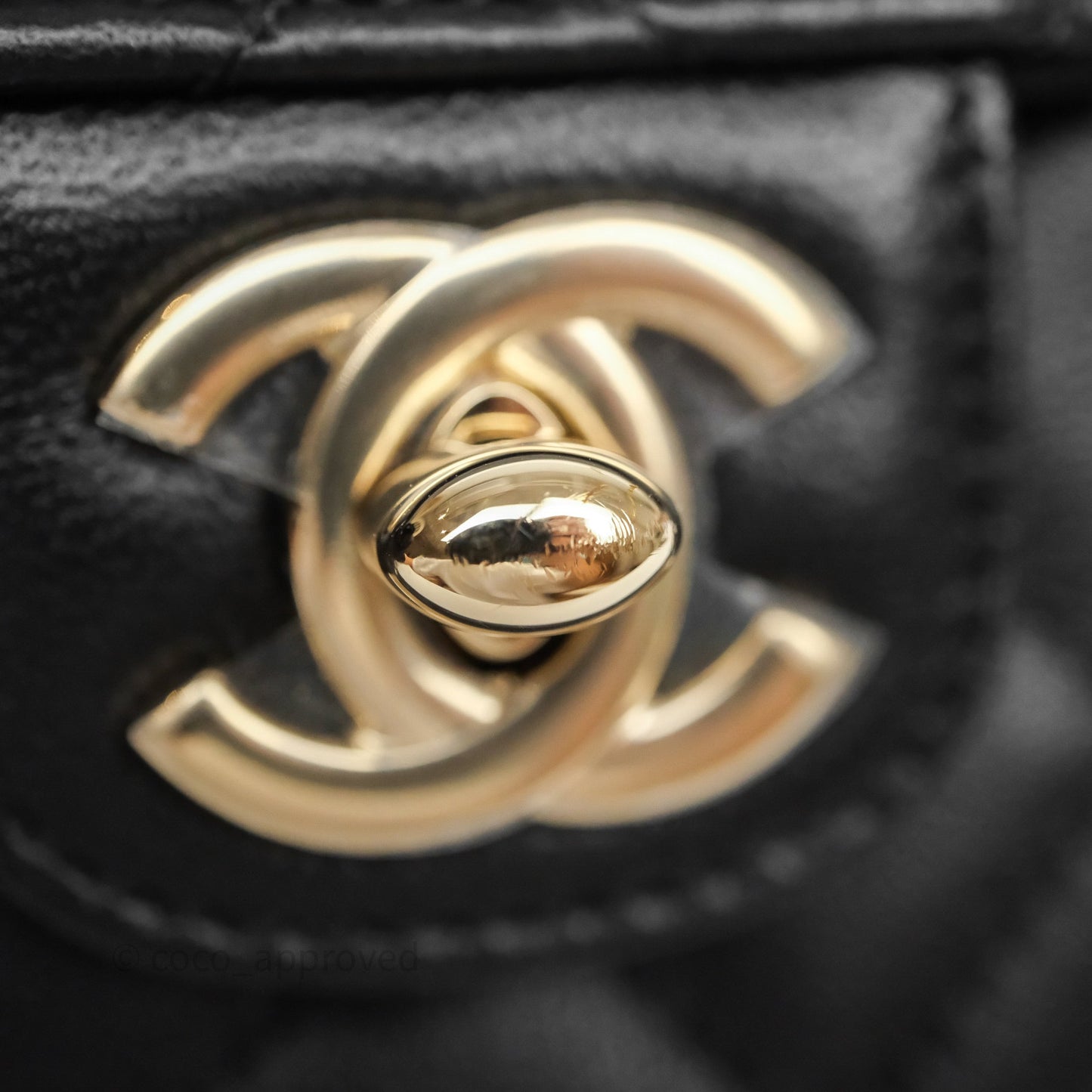Chanel Small Heart Bag Black Lambskin Gold Hardware 22S