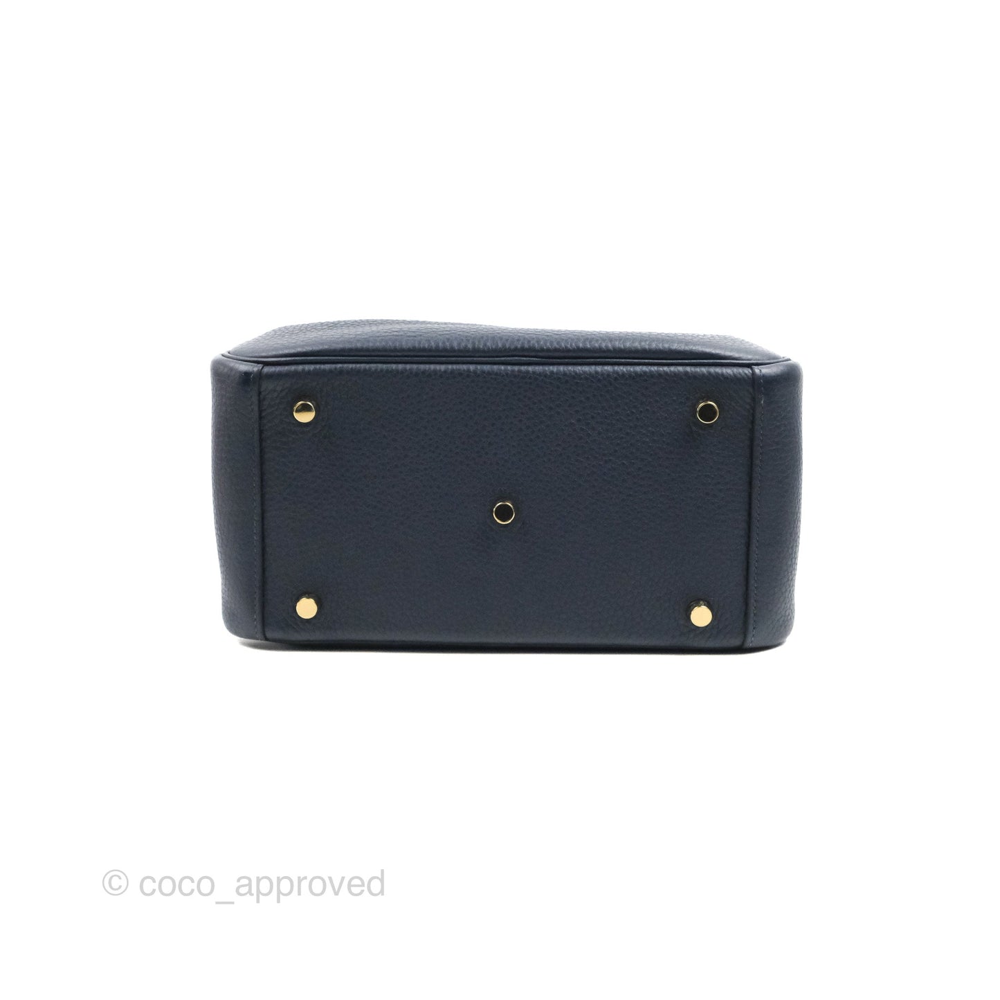 Hermès Lindy 26 Taurillion Clemence Bleu Nuit 2Z Gold Hardware