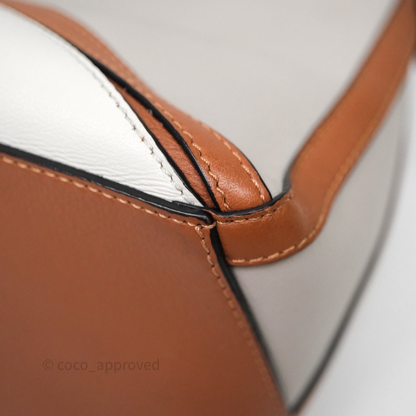 Loewe Small Graphic Puzzle Bag Ghost Soft White Calfskin