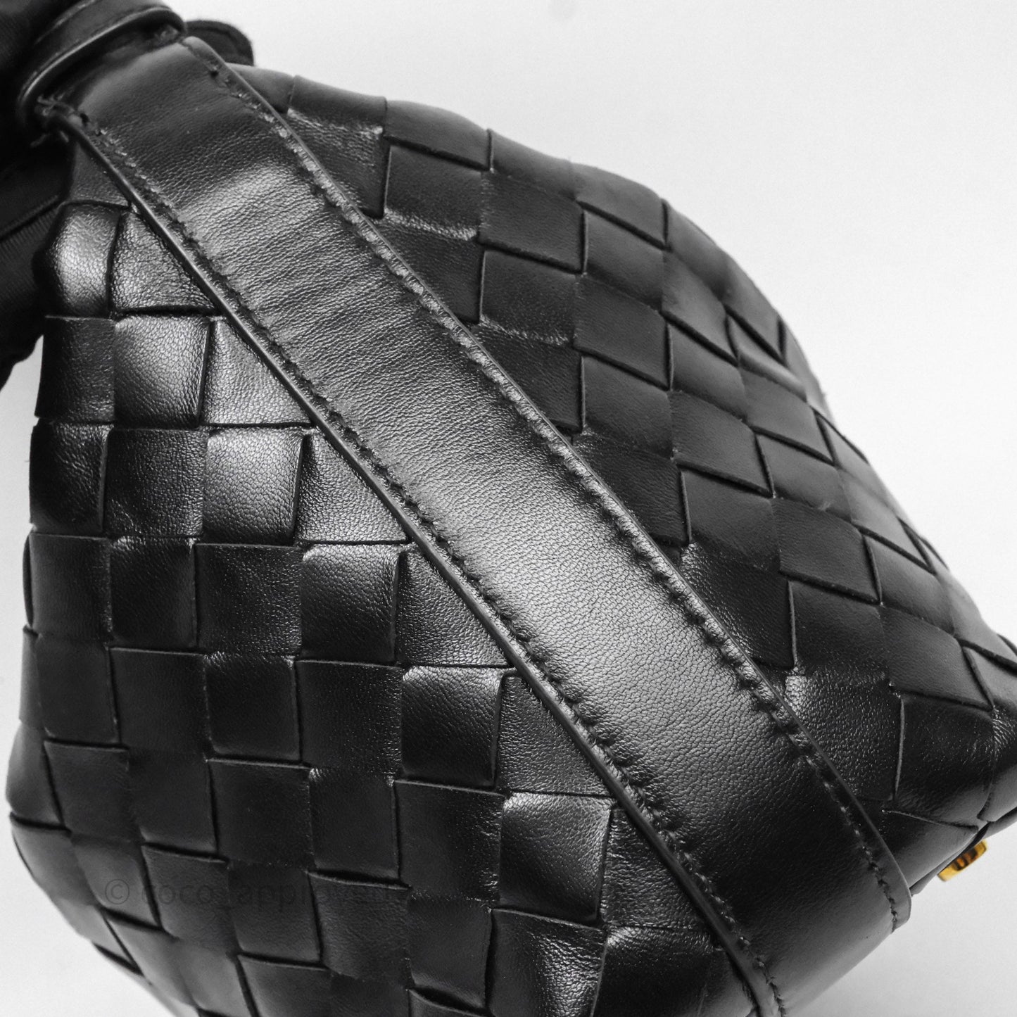 Bottega Veneta Mini Wallace Bag Black