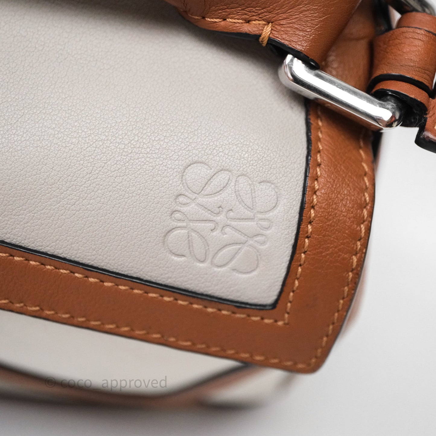 Loewe Small Graphic Puzzle Bag Ghost Soft White Calfskin
