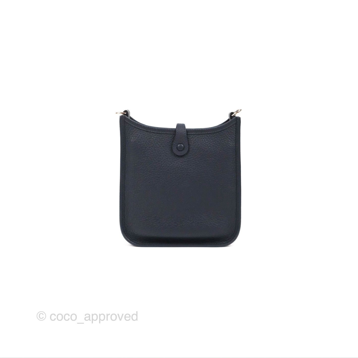 Hermès Mini Evelyne 16 Bleu Nuit 2Z /Bleu Indigo 76 Clemence