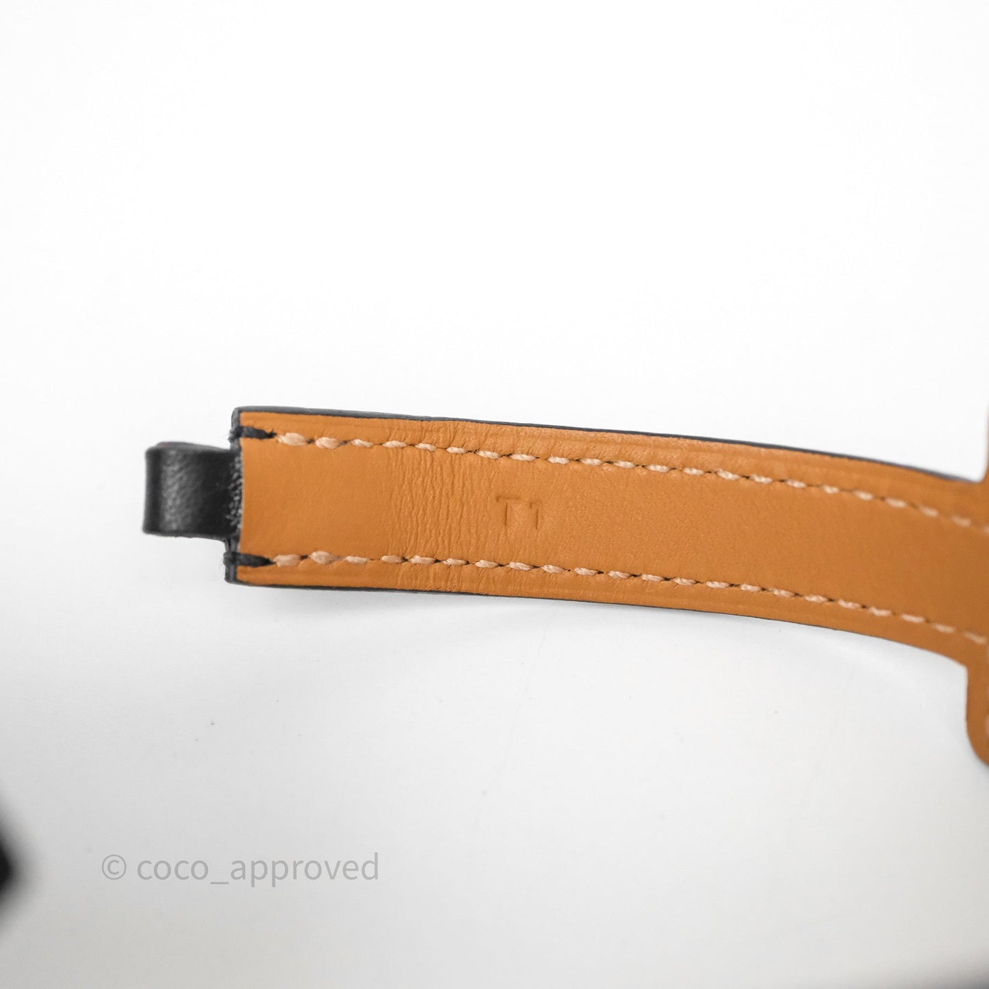 Hermès O'Kelly Bracelet Black Noir Swift Gold Hardware