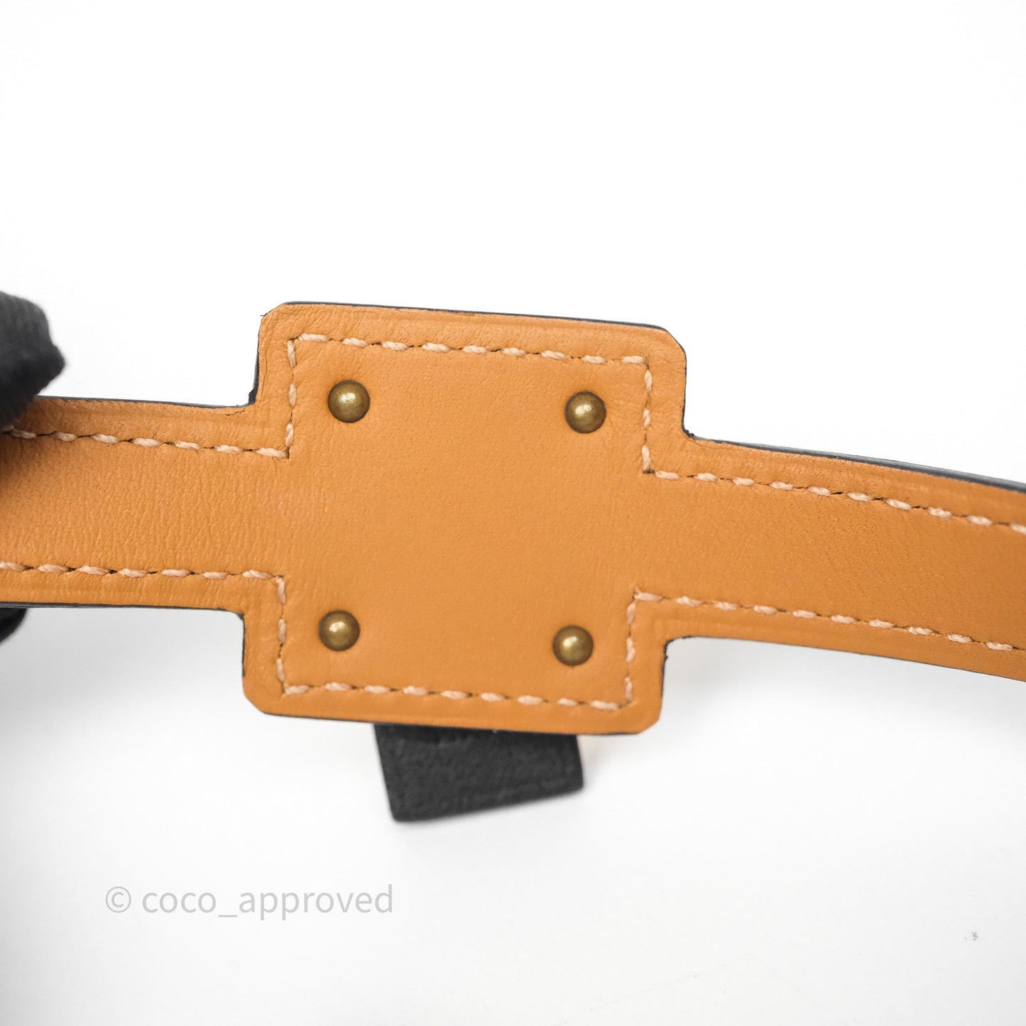Hermès O'Kelly Bracelet Black Noir Swift Gold Hardware