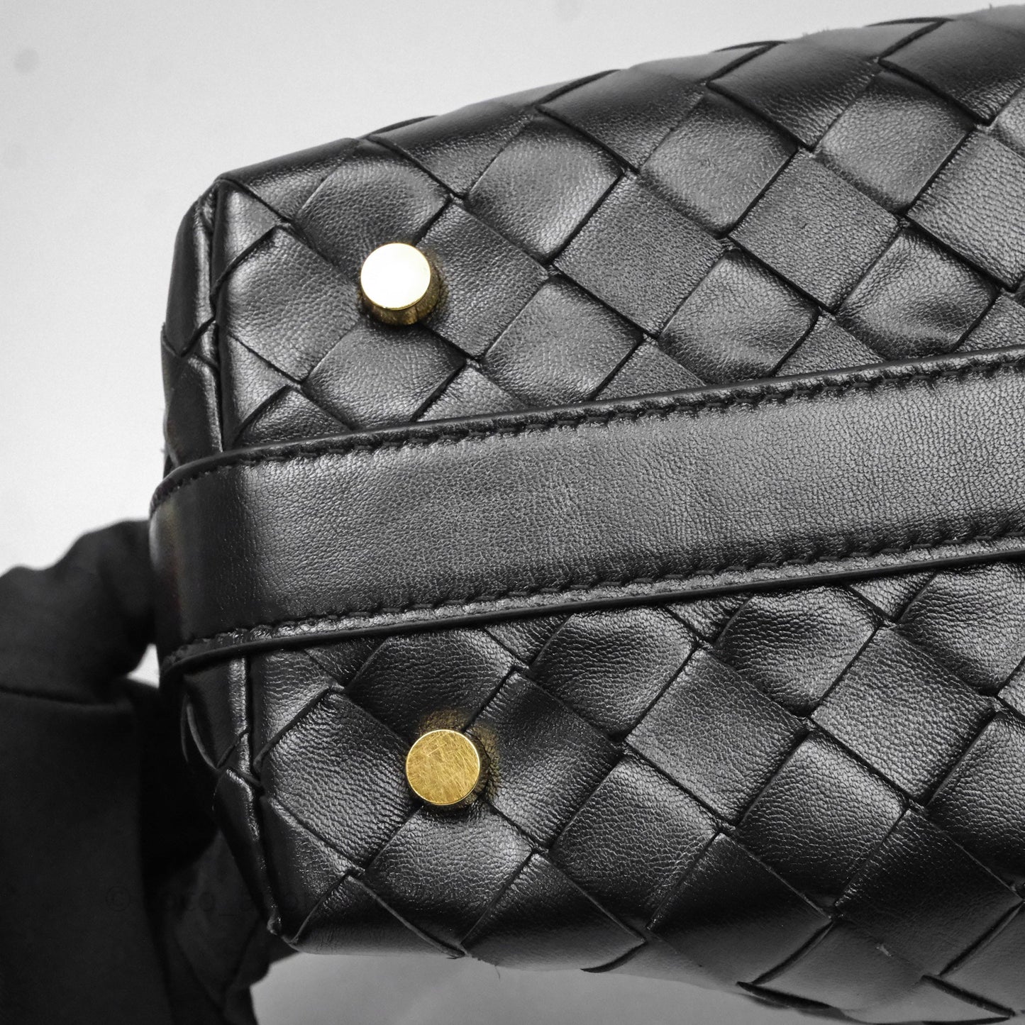 Bottega Veneta Mini Wallace Bag Black