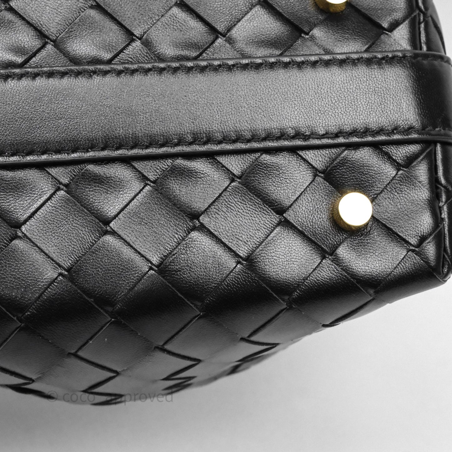 Bottega Veneta Mini Wallace Bag Black