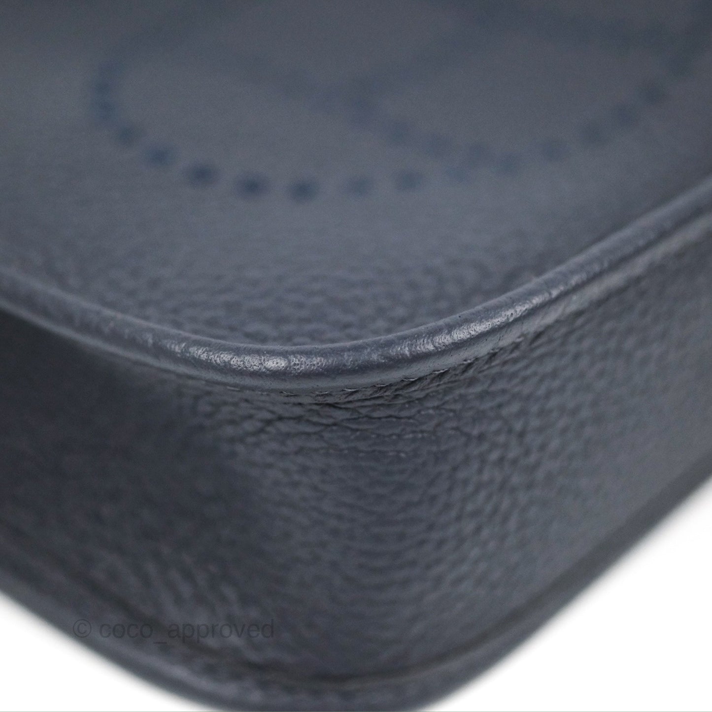 Hermès Mini Evelyne 16 Bleu Nuit 2Z /Bleu Indigo 76 Clemence