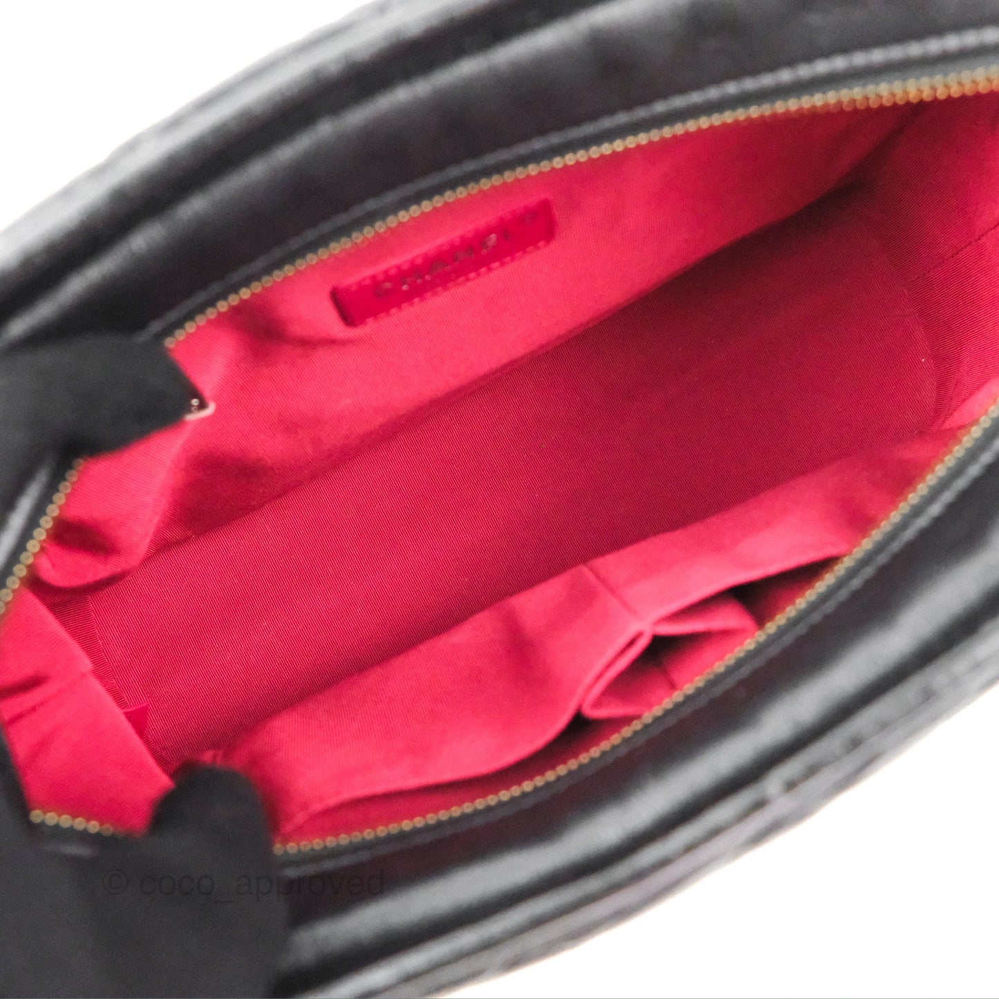 Chanel Large Gabrielle Hobo Black Aged Calfskin Mixed Hardware