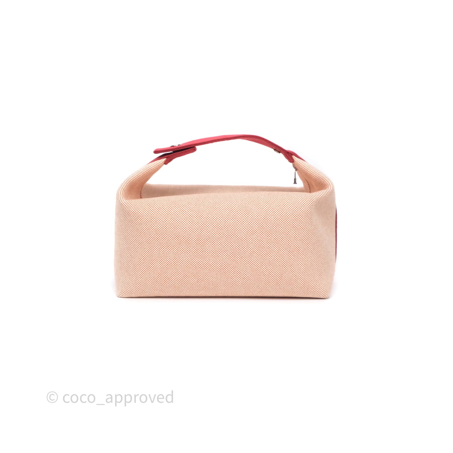 Hermès Large Bride-A-Brac Cabriole Canvas Terracotta