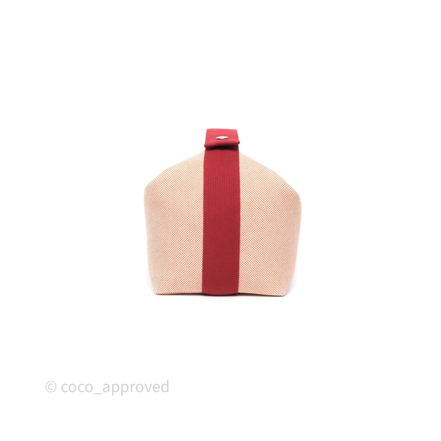 Hermès Large Bride-A-Brac Cabriole Canvas Terracotta