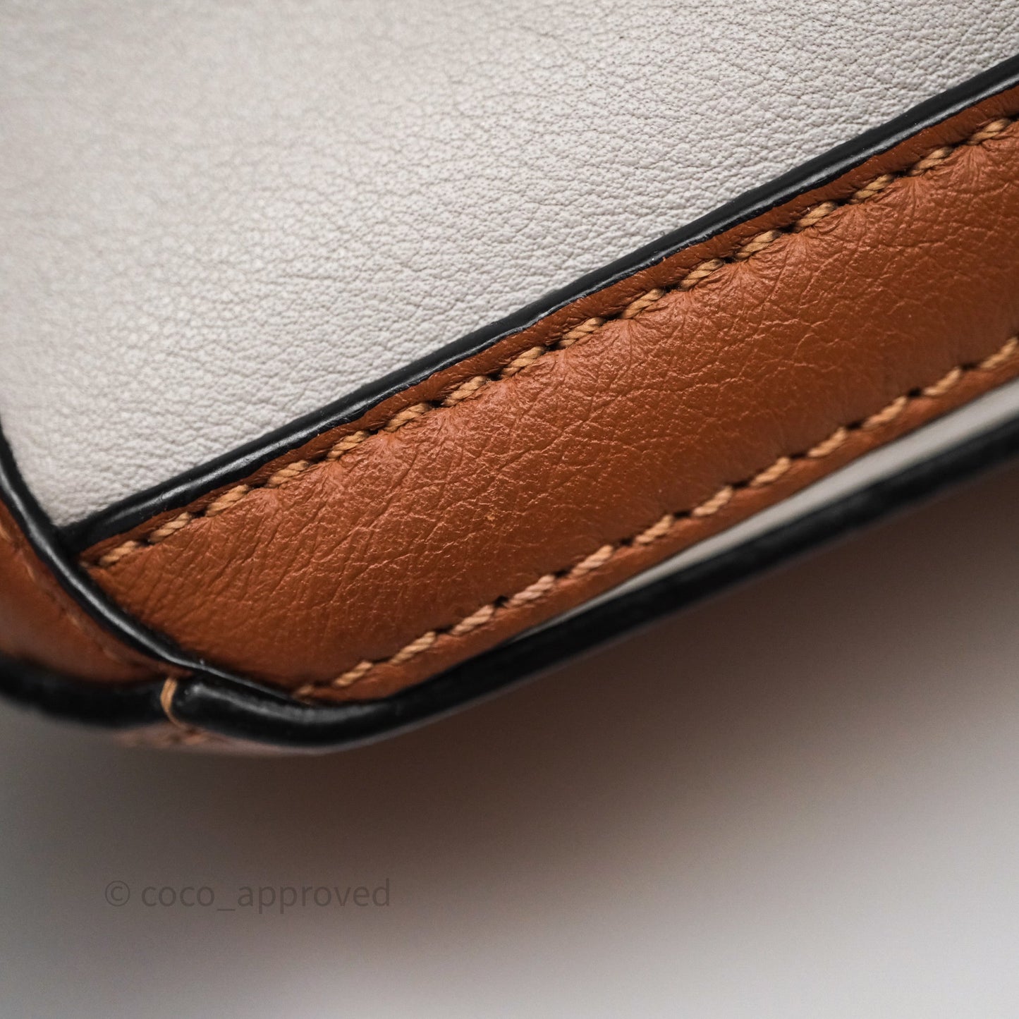 Loewe Small Graphic Puzzle Bag Ghost Soft White Calfskin
