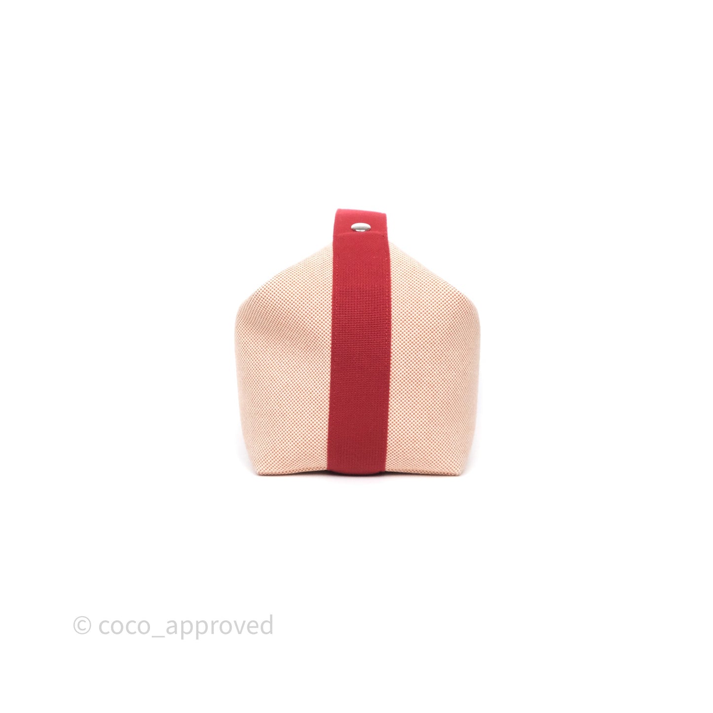 Hermès Large Bride-A-Brac Cabriole Canvas Terracotta