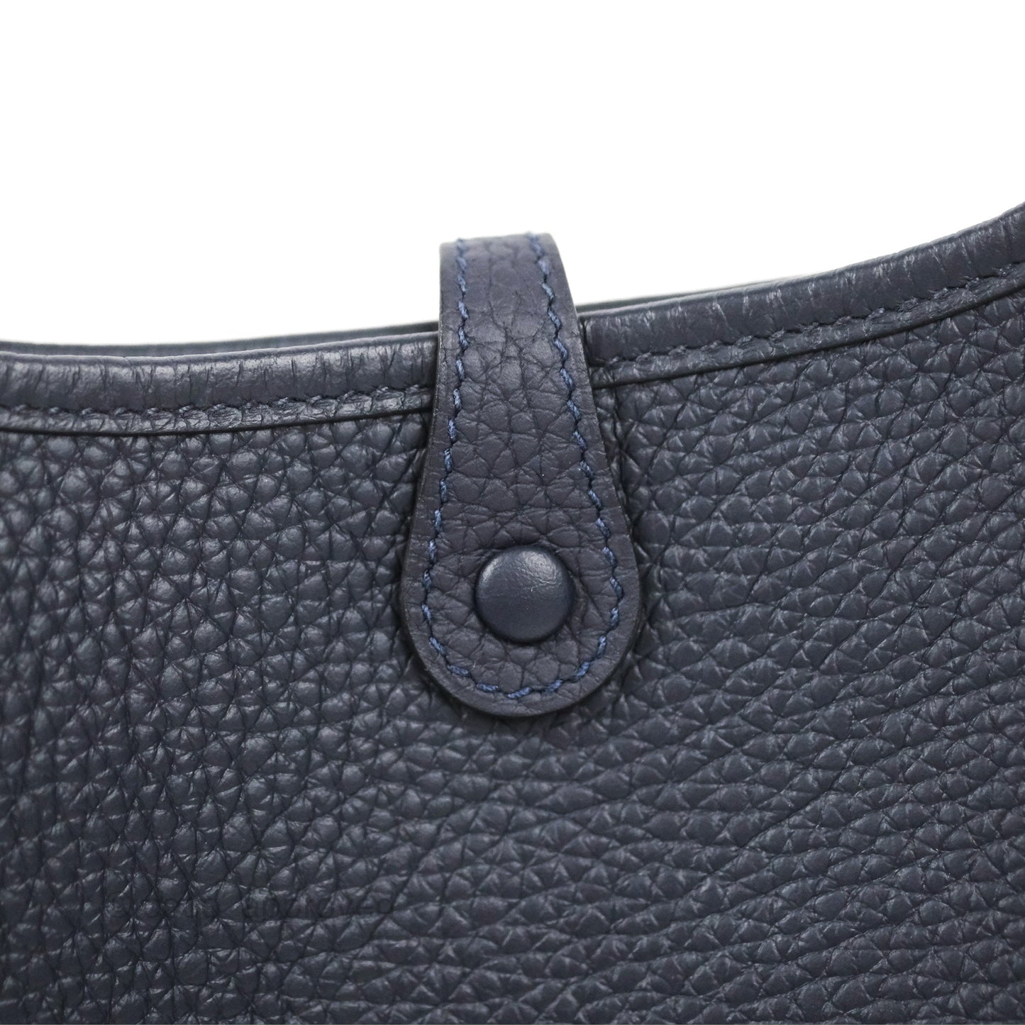 Hermès Mini Evelyne 16 Bleu Nuit 2Z /Bleu Indigo 76 Clemence