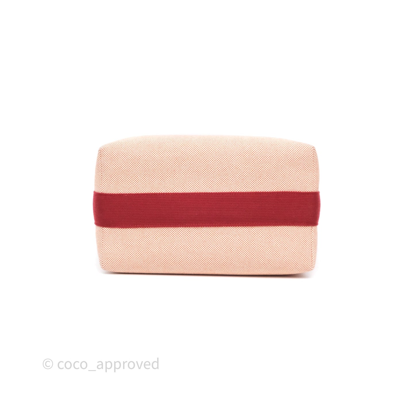 Hermès Large Bride-A-Brac Cabriole Canvas Terracotta