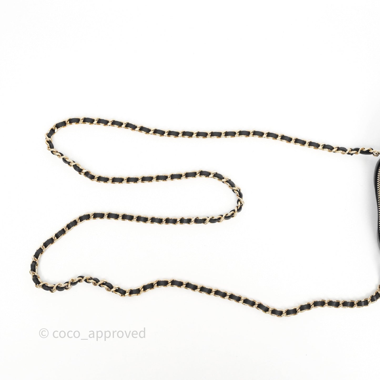 Chanel Small Heart Bag Black Lambskin Gold Hardware 22S