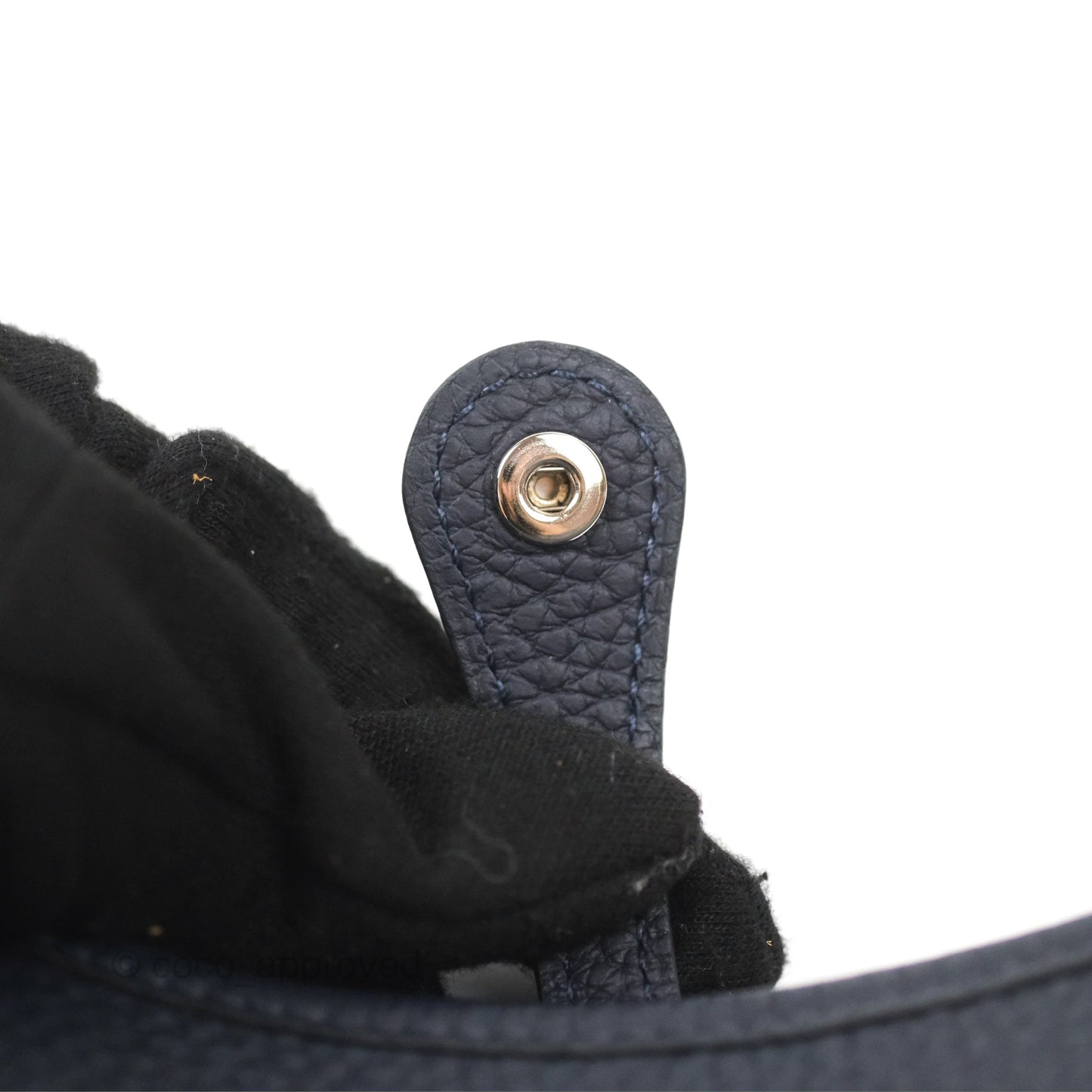 Hermès Mini Evelyne 16 Bleu Nuit 2Z /Bleu Indigo 76 Clemence