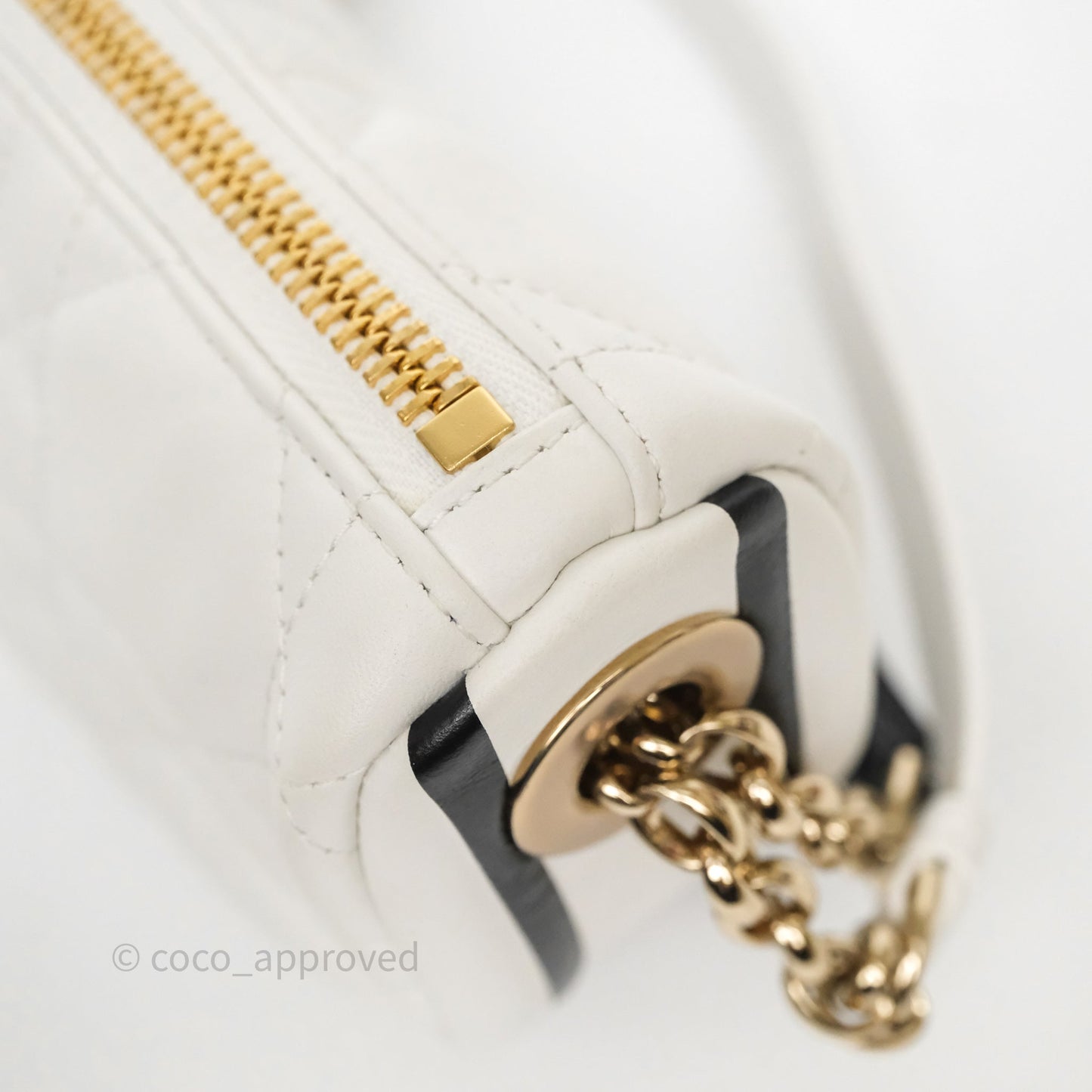 Dior Small Vibe Hobo Bag White Cannage Lambskin