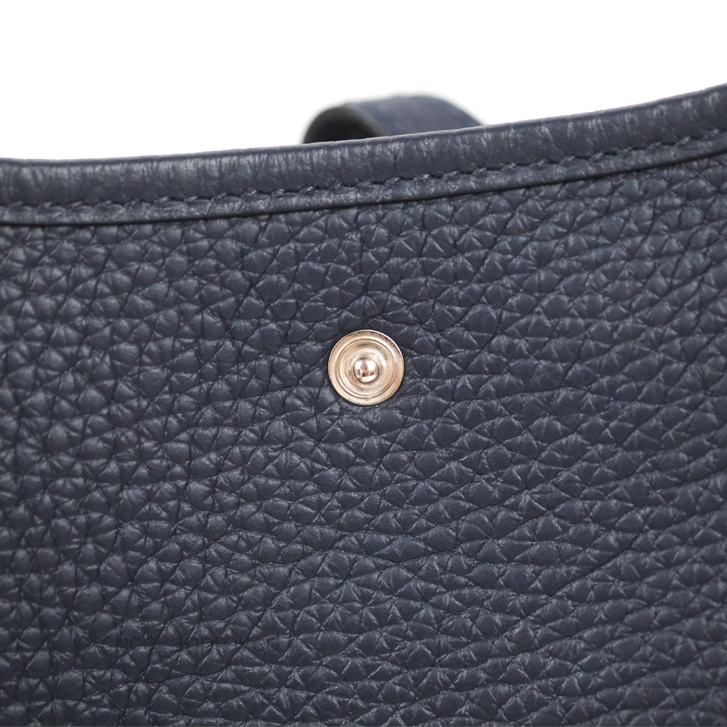 Hermès Mini Evelyne 16 Bleu Nuit 2Z /Bleu Indigo 76 Clemence