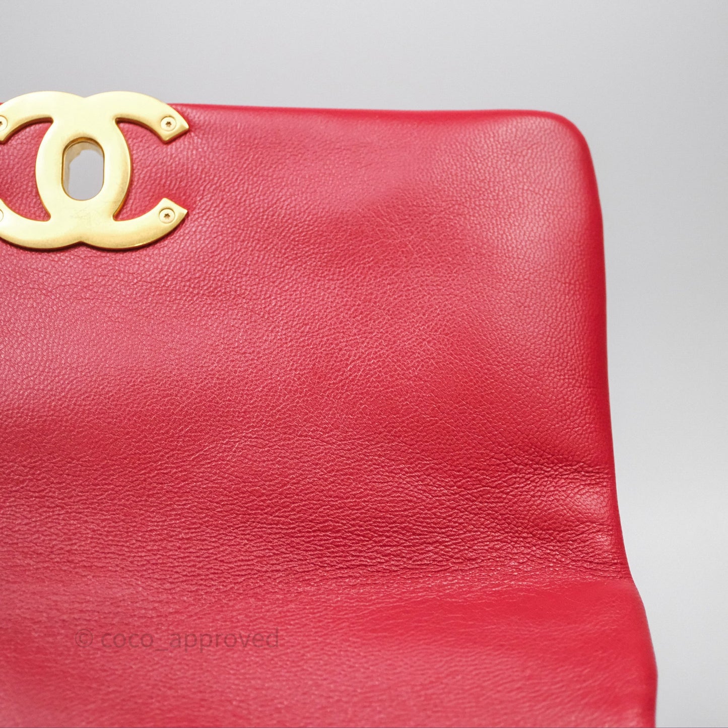 Chanel 19 Small Red Mixed Hardware