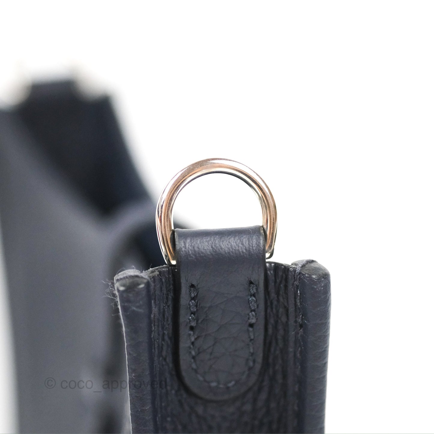 Hermès Mini Evelyne 16 Bleu Nuit 2Z /Bleu Indigo 76 Clemence