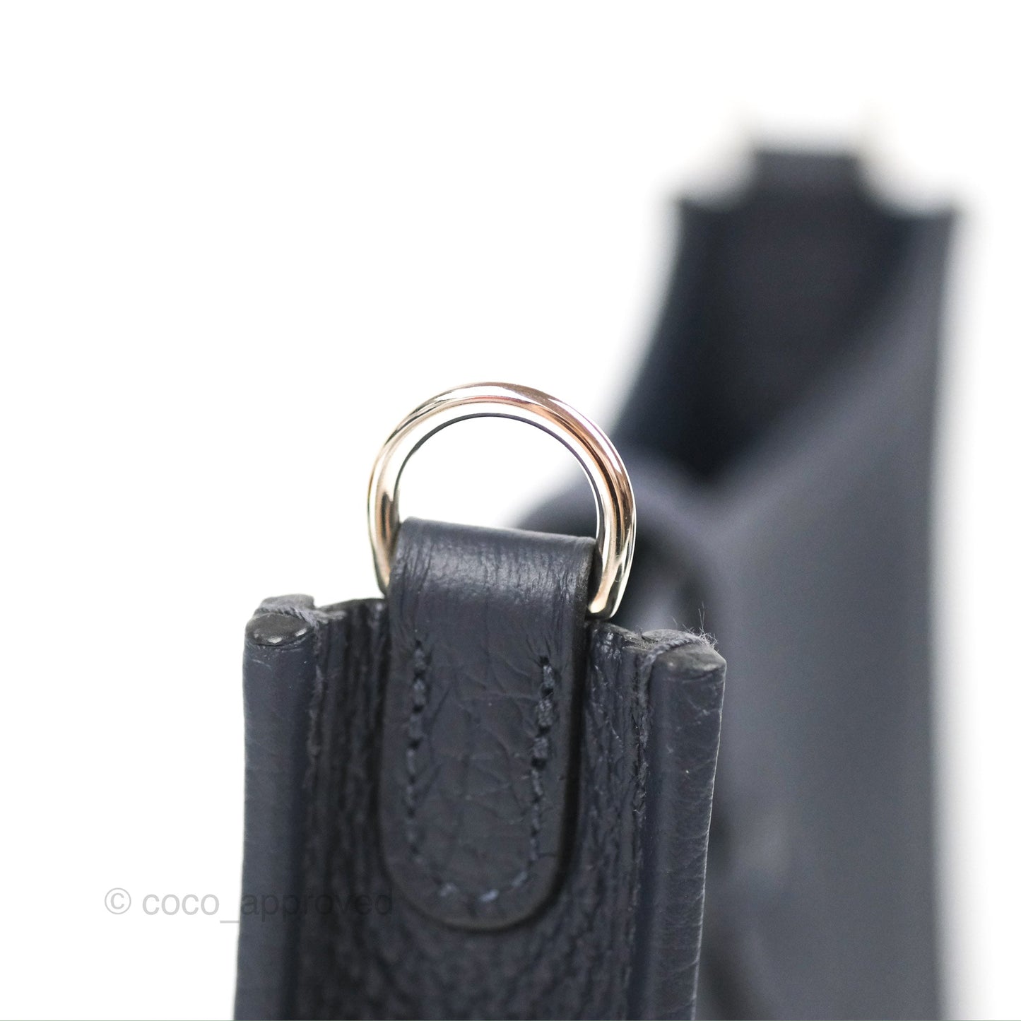 Hermès Mini Evelyne 16 Bleu Nuit 2Z /Bleu Indigo 76 Clemence