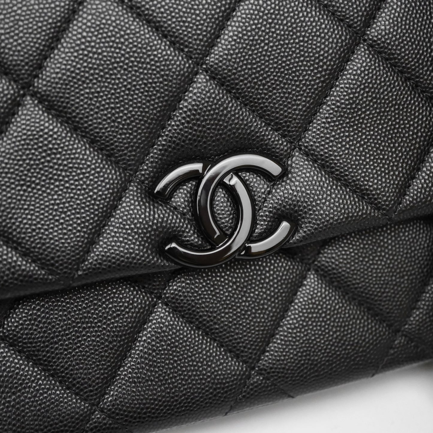 Chanel Quilted My Everything Medium Flap Bag So Black Caviar Incognito Hardware