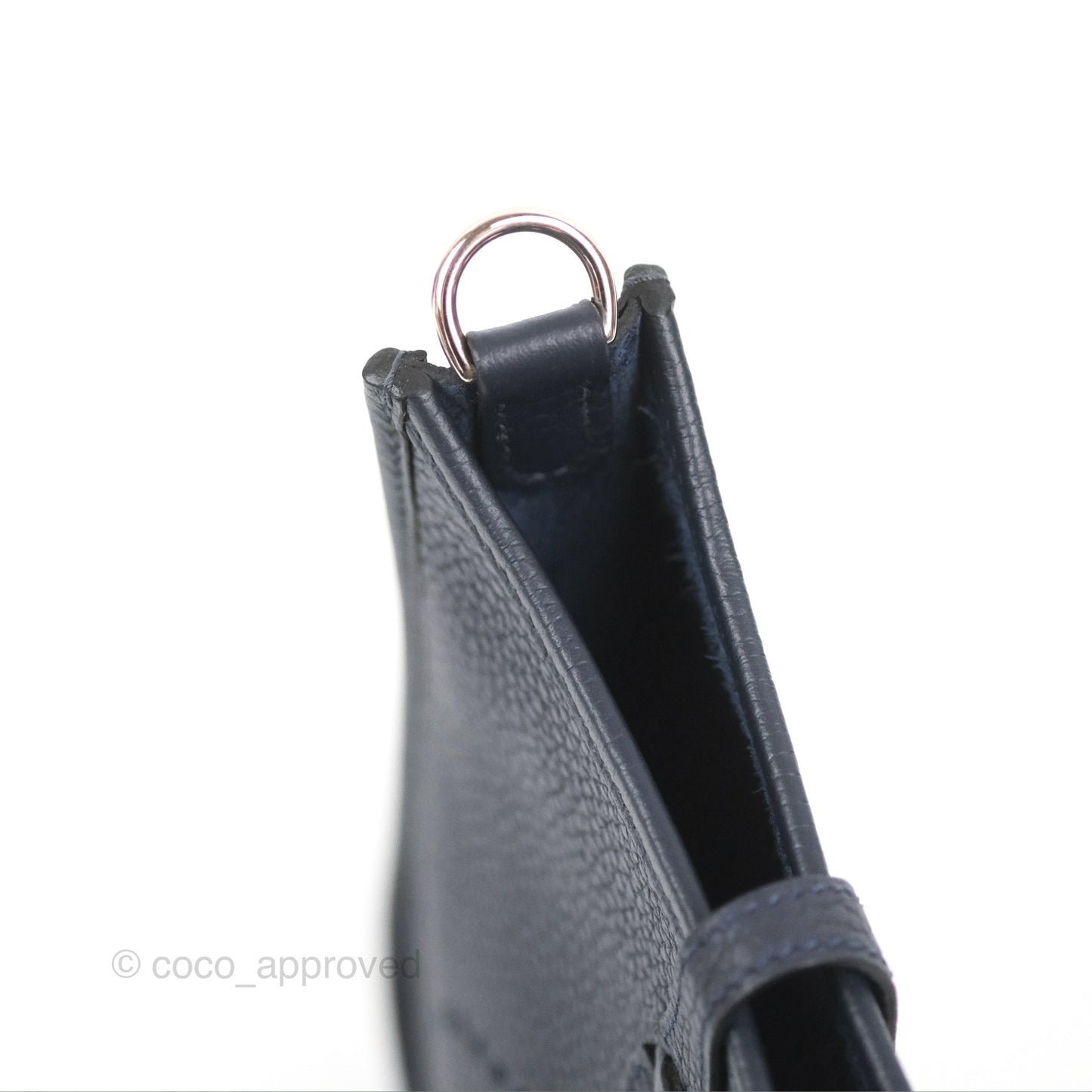 Hermès Mini Evelyne 16 Bleu Nuit 2Z /Bleu Indigo 76 Clemence
