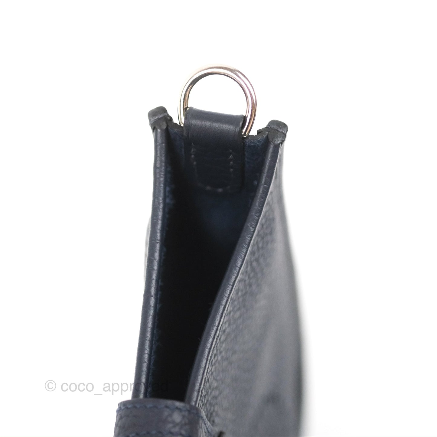 Hermès Mini Evelyne 16 Bleu Nuit 2Z /Bleu Indigo 76 Clemence