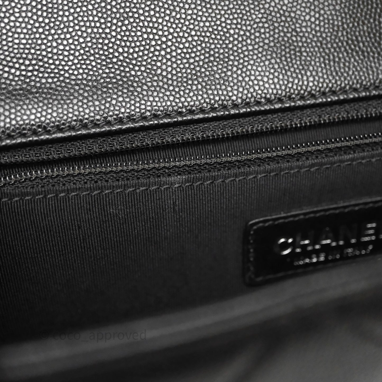Chanel Quilted My Everything Medium Flap Bag So Black Caviar Incognito Hardware