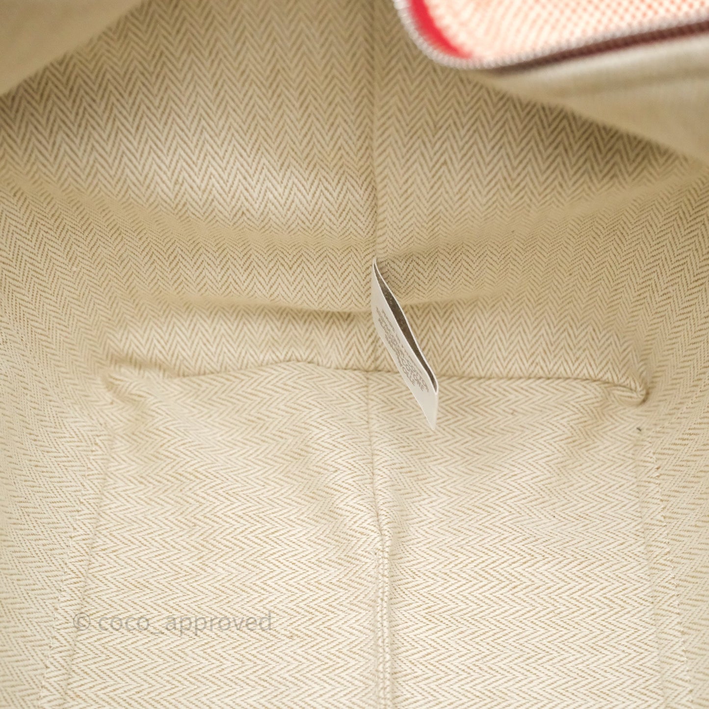 Hermès Large Bride-A-Brac Cabriole Canvas Terracotta