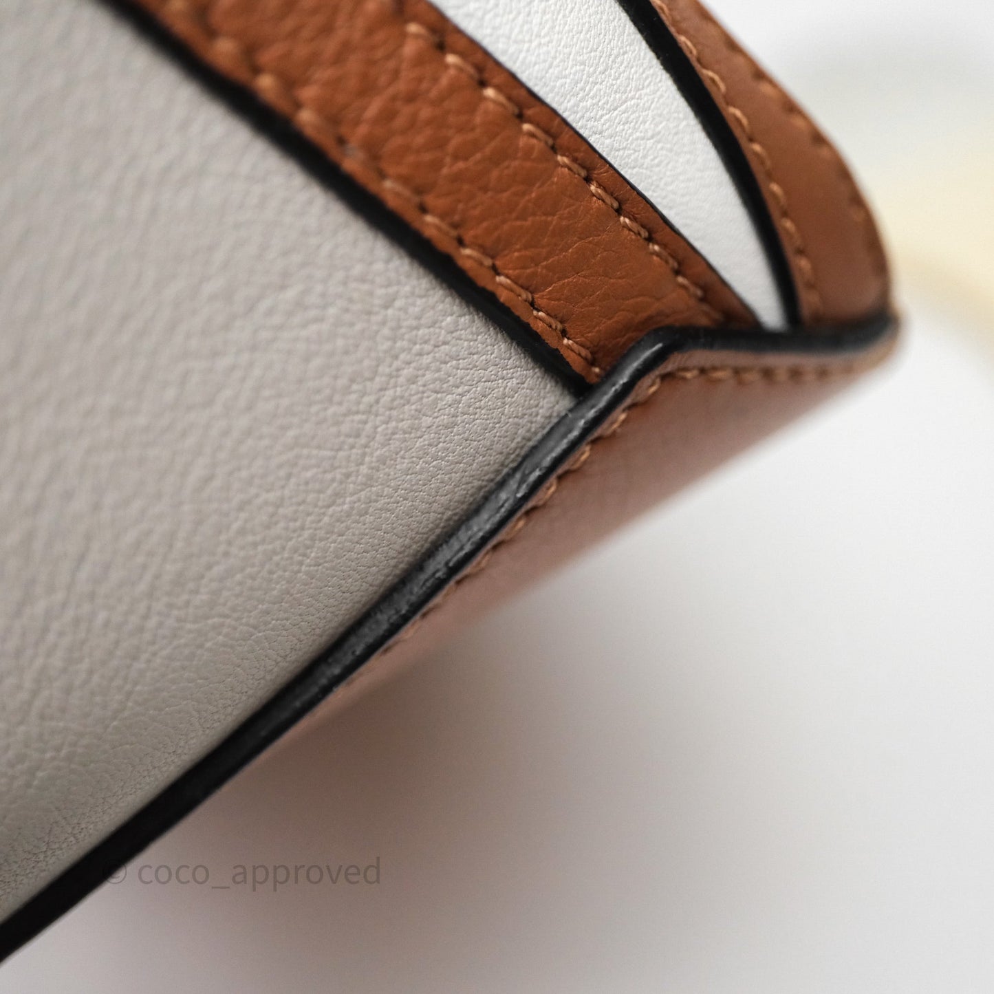 Loewe Small Graphic Puzzle Bag Ghost Soft White Calfskin