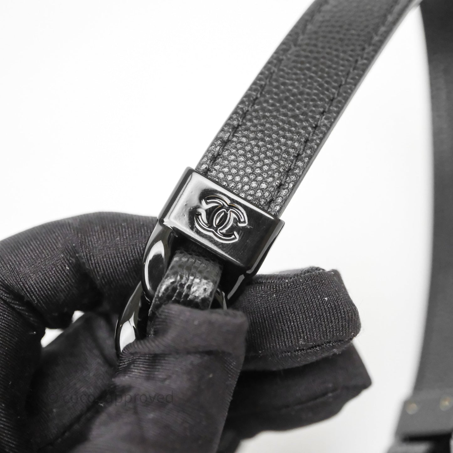 Chanel Quilted My Everything Medium Flap Bag So Black Caviar Incognito Hardware