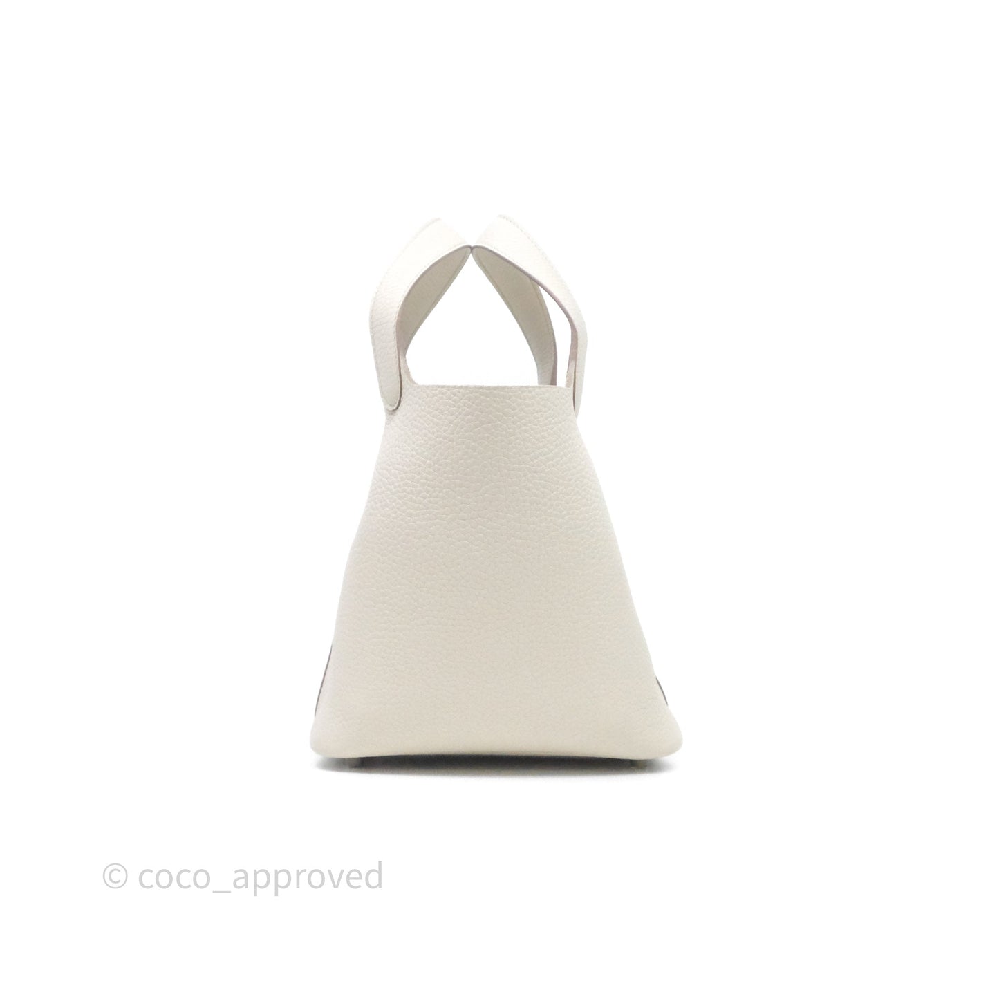Hermes Picotin 18 Beton 8L Clemence  Palladium Hardware