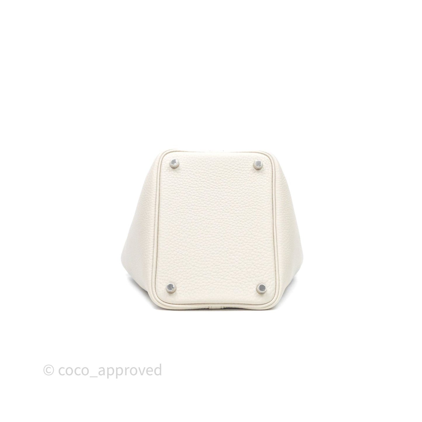 Hermes Picotin 18 Beton 8L Clemence  Palladium Hardware