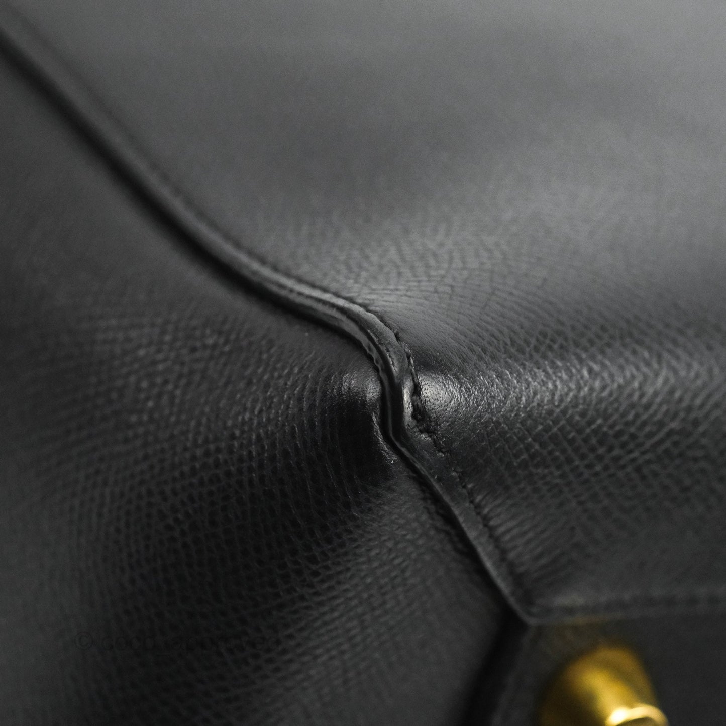 Celine Mini Belt Bag Black Grained Calfskin Gold Hardware