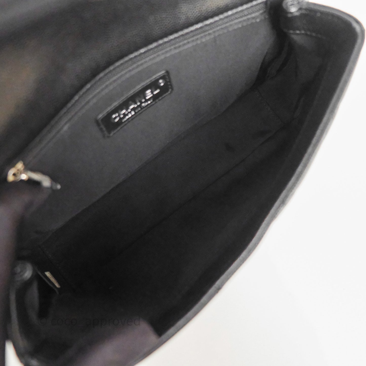 Chanel Quilted My Everything Medium Flap Bag So Black Caviar Incognito Hardware