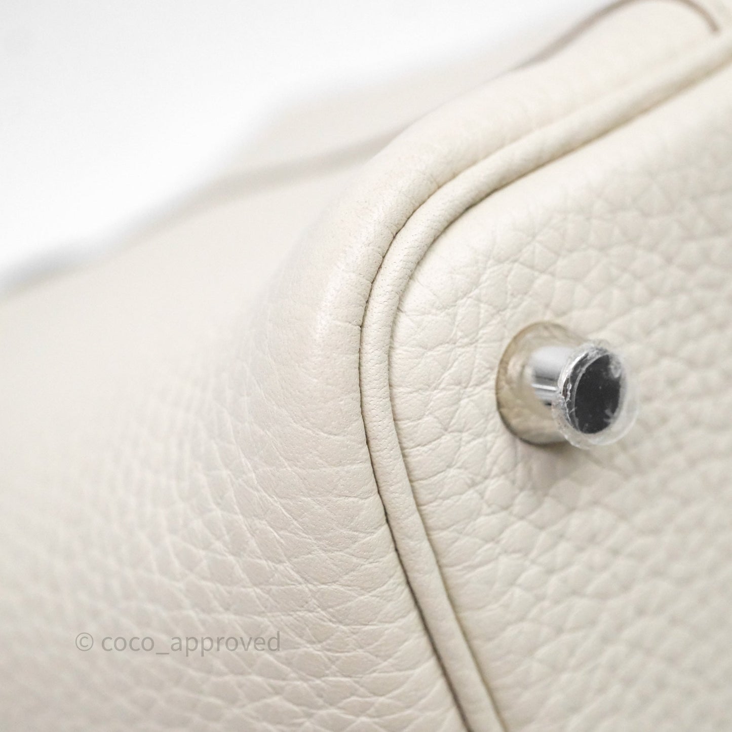 Hermes Picotin 18 Beton 8L Clemence  Palladium Hardware