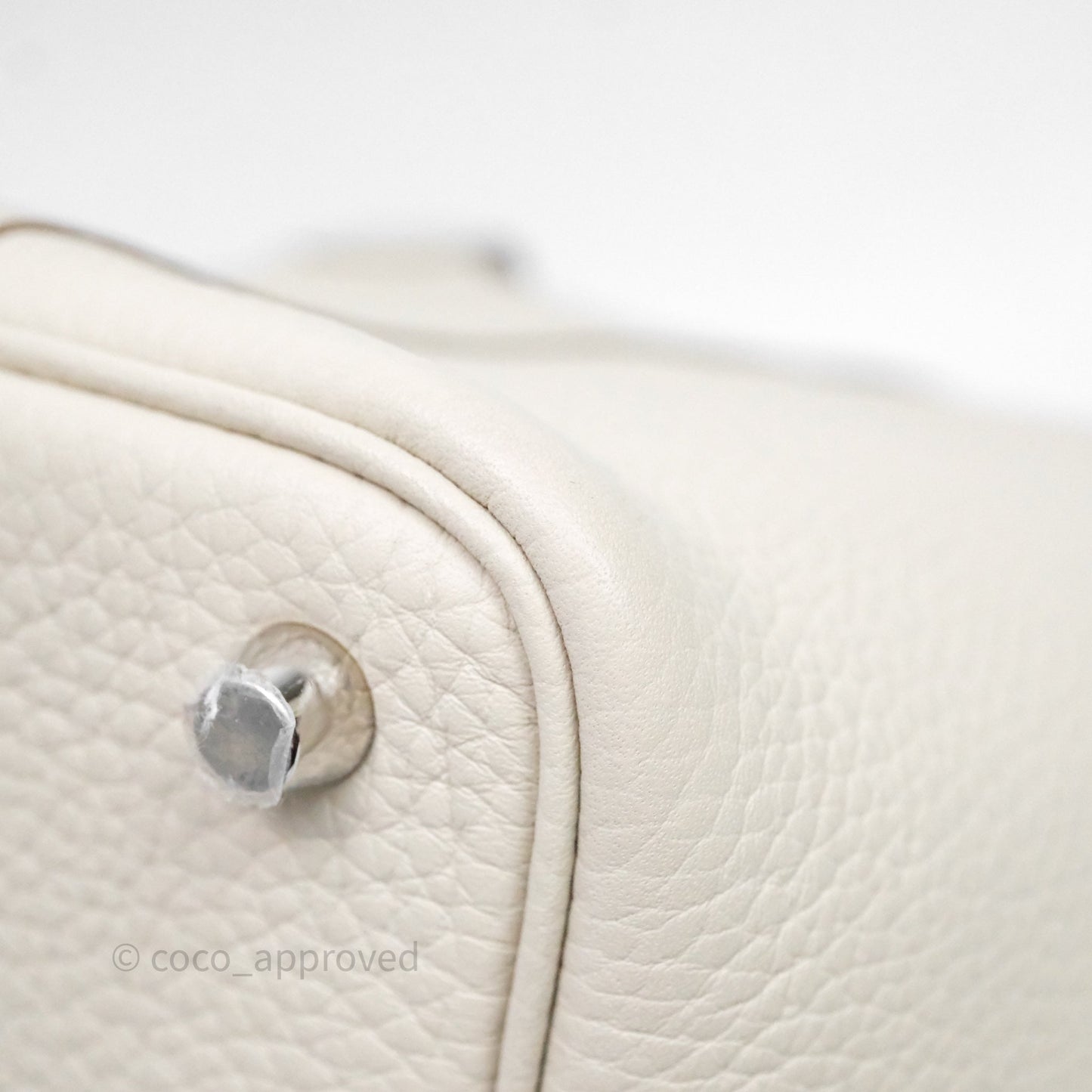 Hermes Picotin 18 Beton 8L Clemence  Palladium Hardware