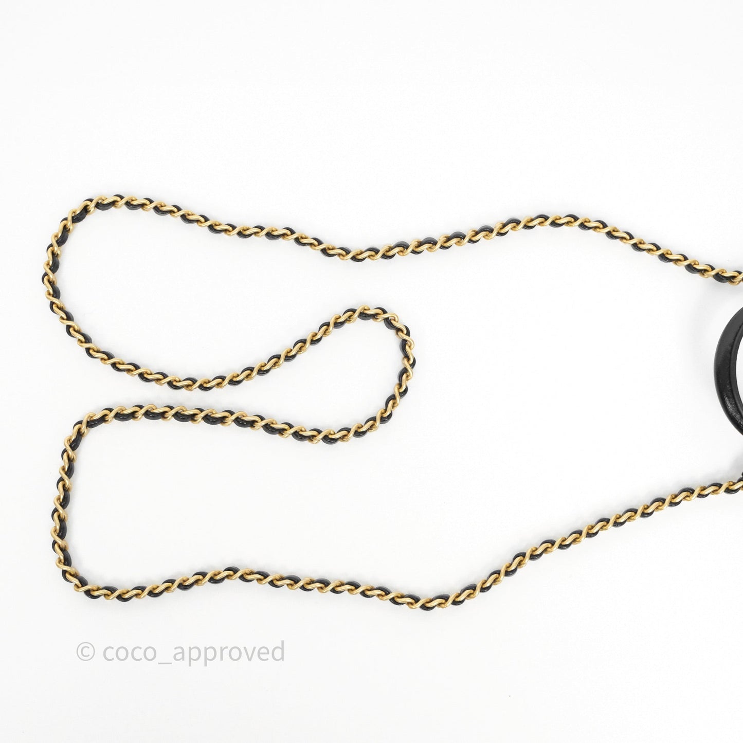 Chanel Mini Cocodoc Doctor Clutch with Chain Black Shiny Lambskin Aged Gold Hardware