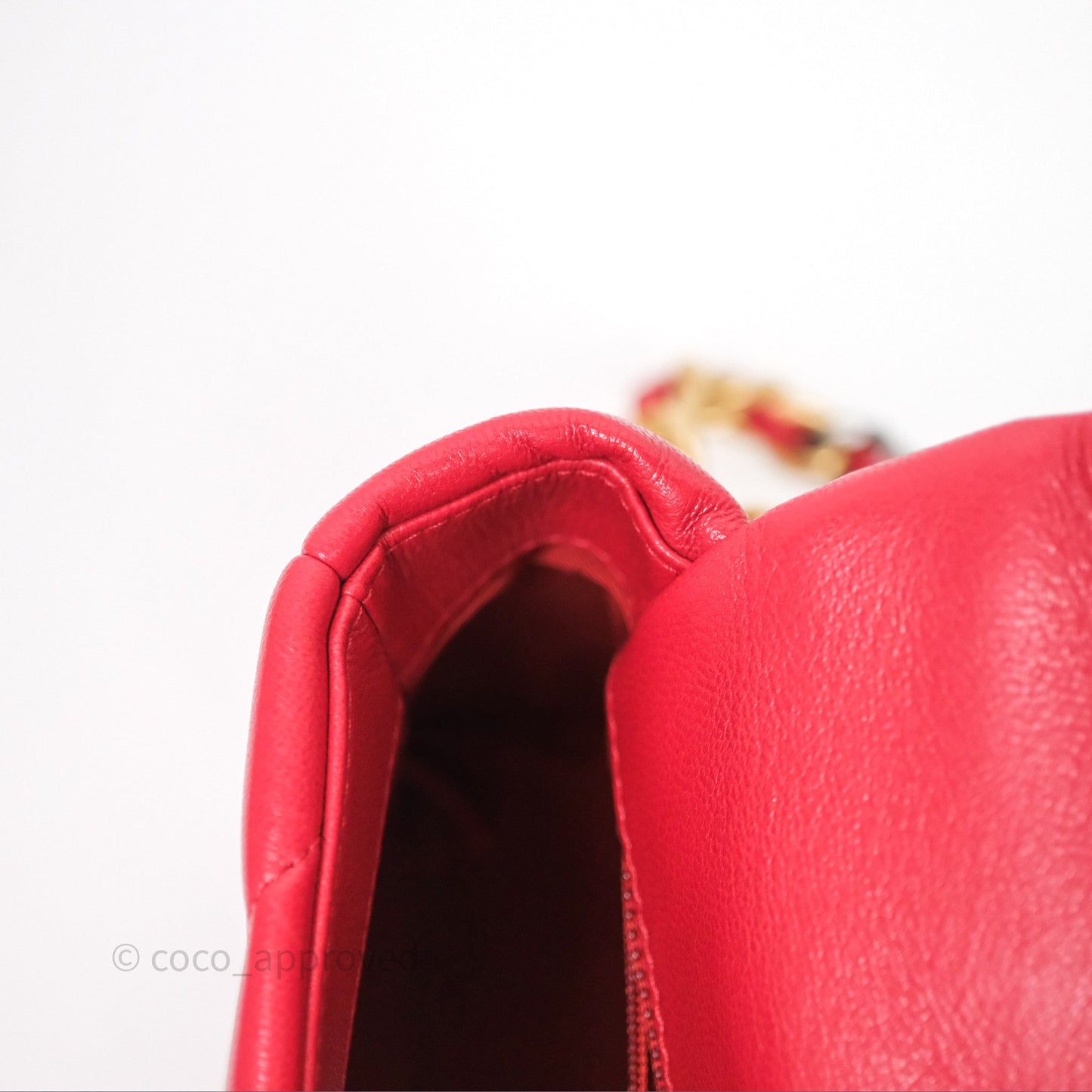 Chanel 19 Small Red Mixed Hardware