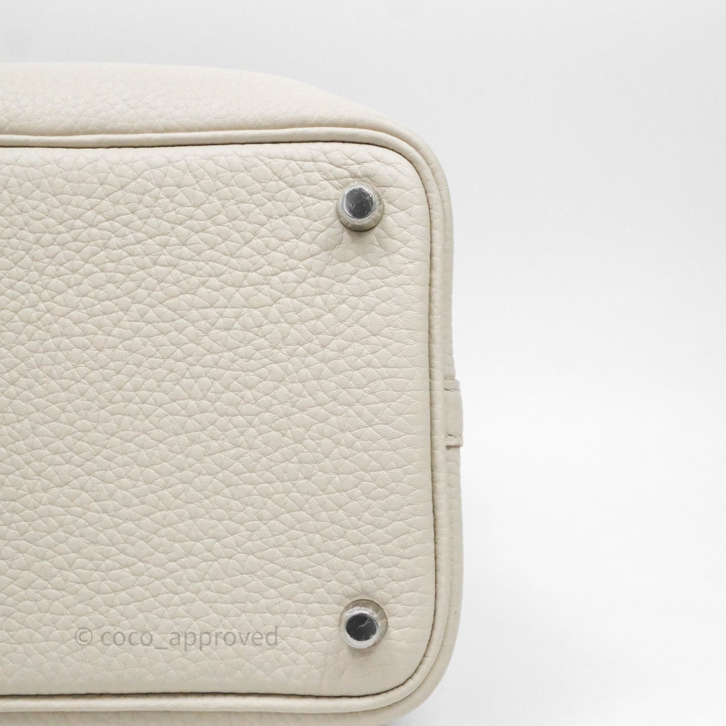 Hermes Picotin 18 Beton 8L Clemence  Palladium Hardware