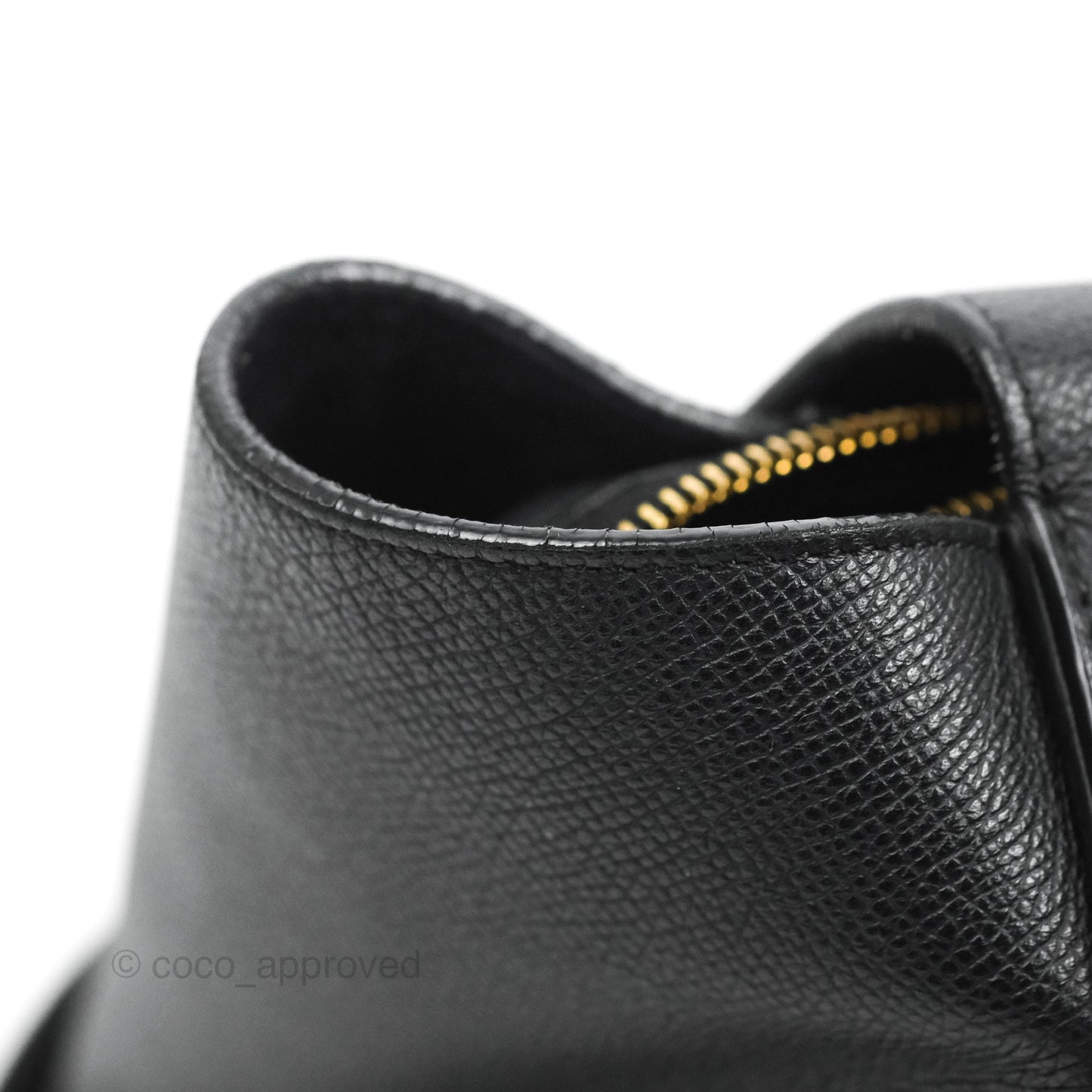 Celine Mini Belt Bag Black Grained Calfskin Gold Hardware