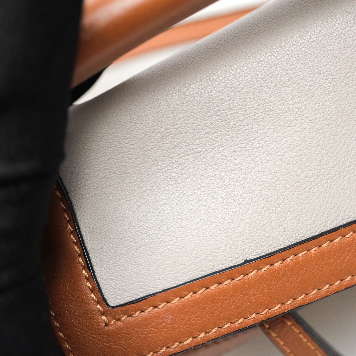 Loewe Small Graphic Puzzle Bag Ghost Soft White Calfskin