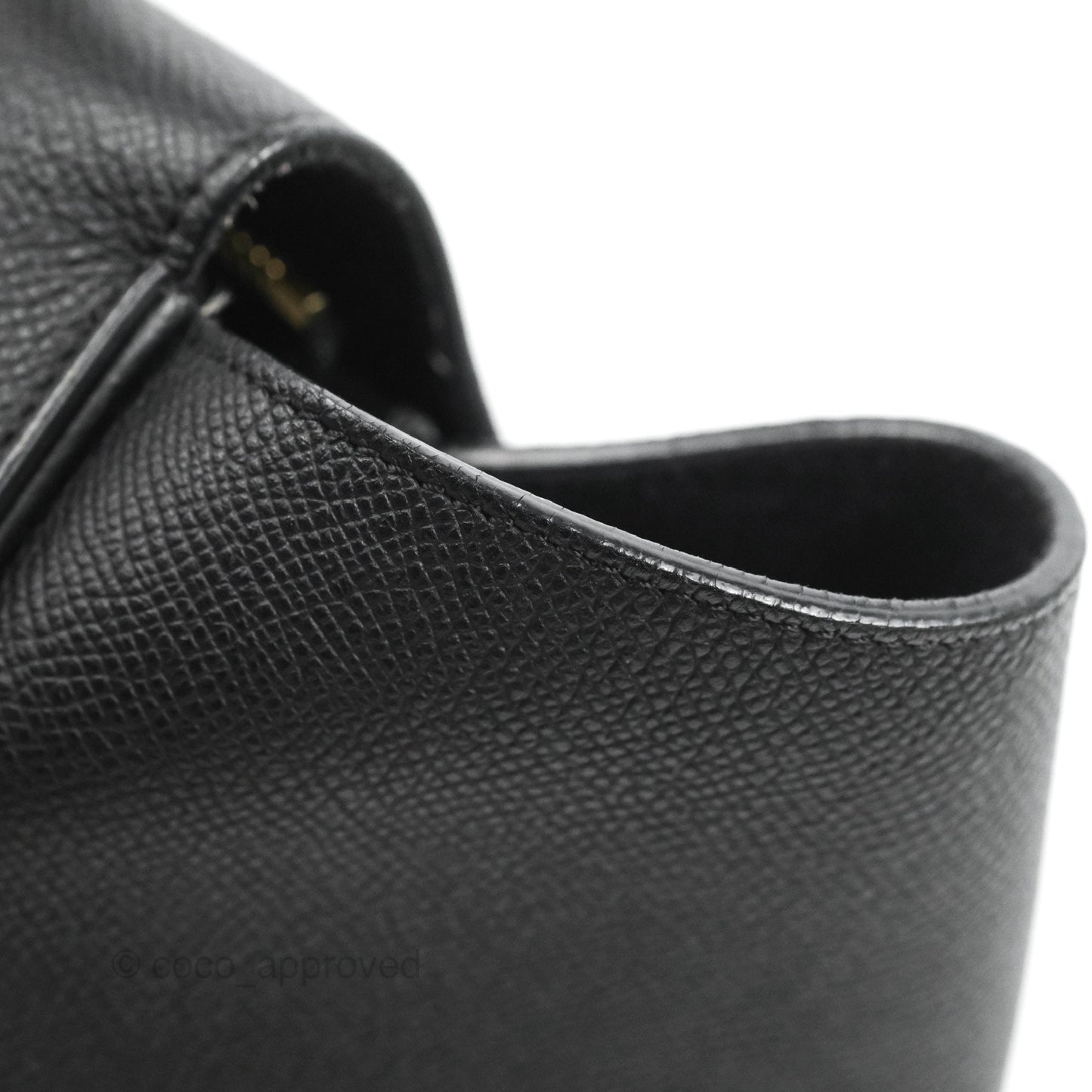 Celine Mini Belt Bag Black Grained Calfskin Gold Hardware