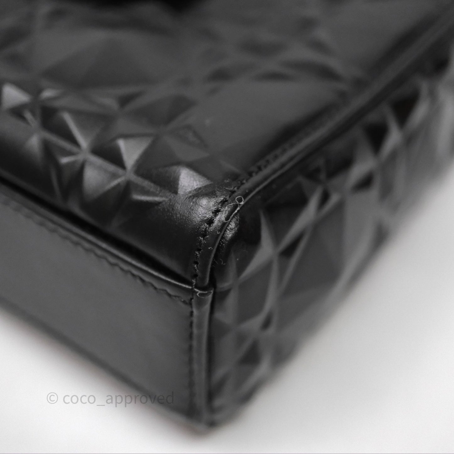 Dior Lady D-Joy Bag So Black Cannage Calfskin with Diamond Motif