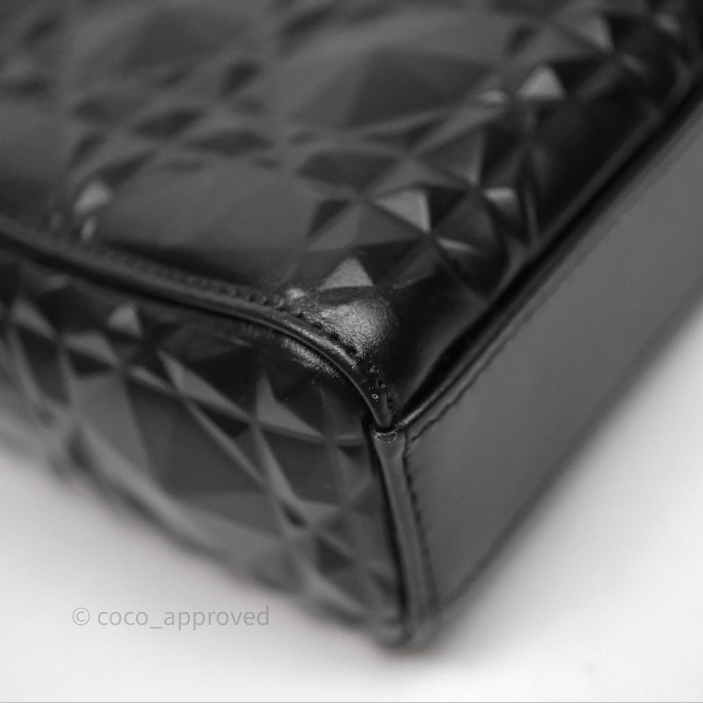 Dior Lady D-Joy Bag So Black Cannage Calfskin with Diamond Motif