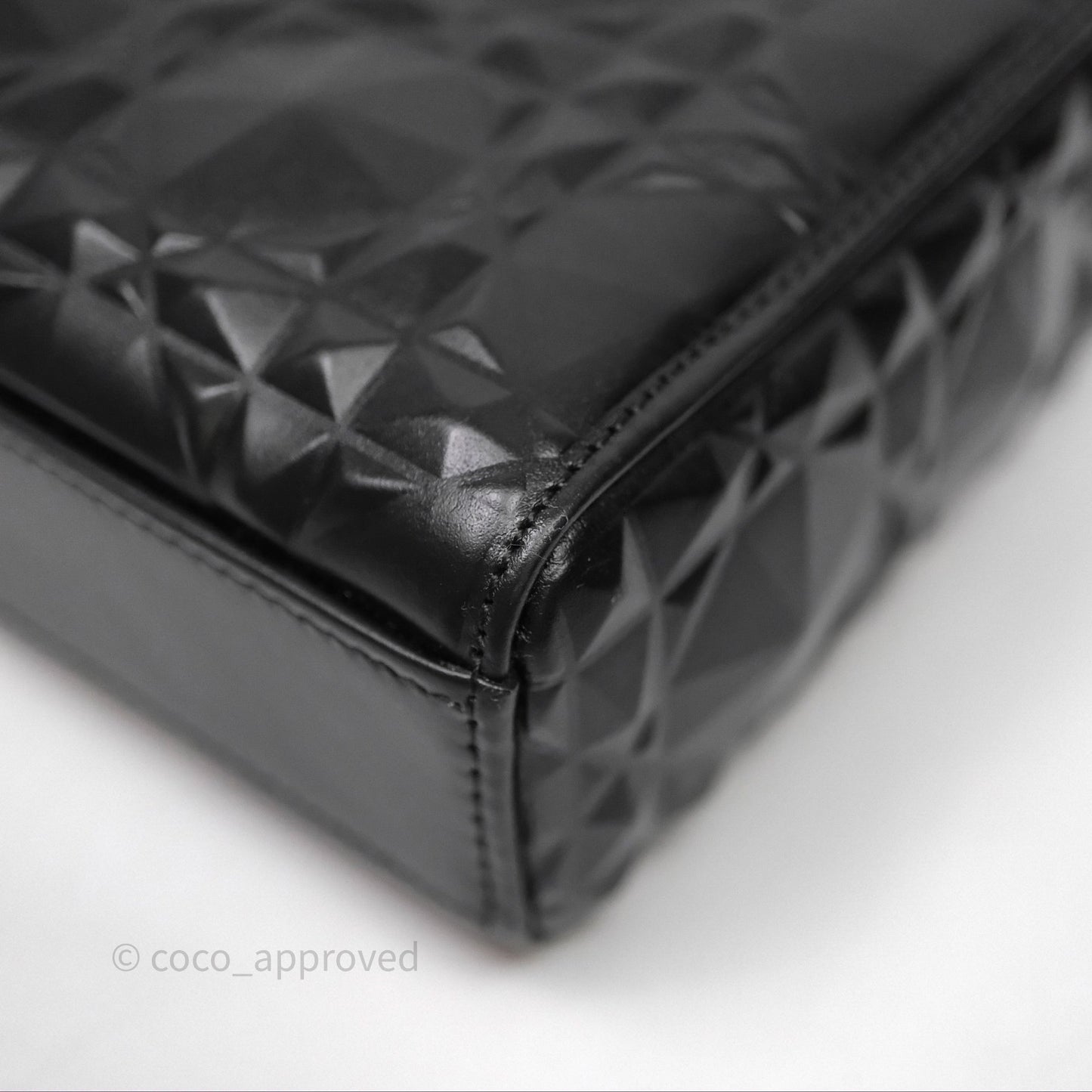 Dior Lady D-Joy Bag So Black Cannage Calfskin with Diamond Motif