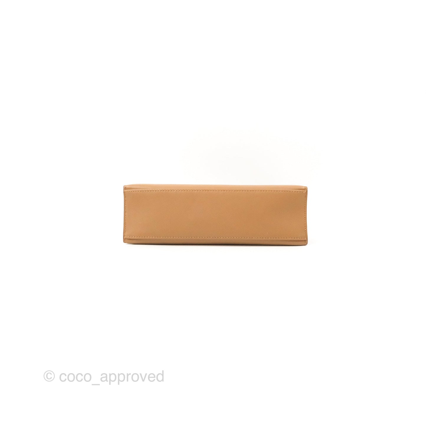 Hermès Kelly Pochette Clutch Biscuit 48 Swift Palladium Hardware